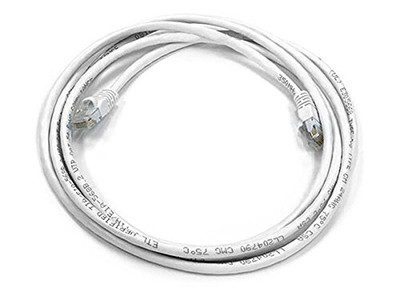MONOPRICE, INC. 136 CAT5E 24AWG  CABLE_ 7FT WHITE