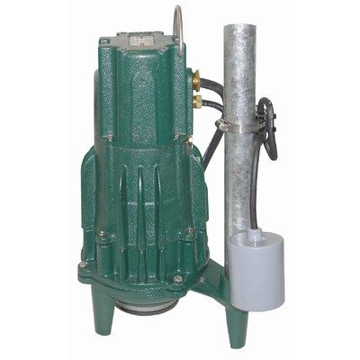 ZOELLER 820-0011 Grinder Pump, Automatic, 2 HP, 230V