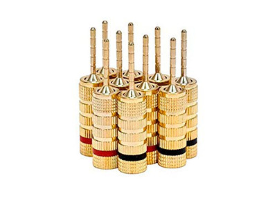 MONOPRICE, INC. 9438 SPEAKER PIN PLUGS_ PIN SCREW TYPE 5PAIR