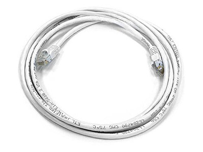 MONOPRICE, INC. 2306 CAT6 24AWG UTP ETHERNET NETWORK PATCH CABLE, 7FT WHITE