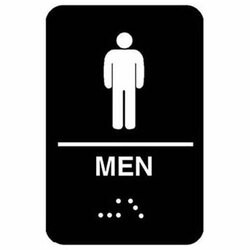 Vollrath/Idea-Medalie 2801198 SIGN;MENS;; BRAILLE; 6X9
