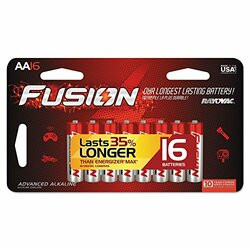 RAY-O-VAC RAY81516LTFUSK BATTERY PACK,FUSION,AA,16