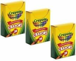 BINNEY & SMITH / CRAYOLA CYO523024 CRAYON,CLSC CLR,24ST,AST