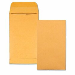 QUALITY PARK PRODUCTS QUA50562 ENVELOPE,COIN,#5-1/2,28#
