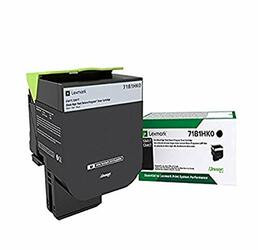 LEXMARK INTL, INC. LEX71B10K0 TONER,CS/CX3/417,SYRTN,BK