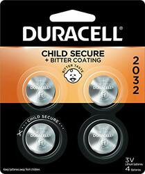 DURACELL PRODUCTS COMPANY DURDL2032B4PK BATTERY,LITHIUM,2032,4/PK