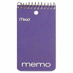 MEAD PRODUCTS MEA45354 BOOK,MEMO,3X5,RLD,60SH
