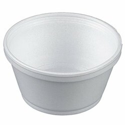Dart 10B20 10 oz. Insulated White Customizable Foam Container