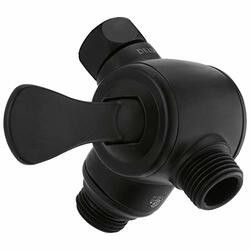 Delta U4929-BL-PK Delta Universal Showering Components 3-Way Shower Arm Diverter for Hand Shower - Matte Black