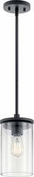 Kichler 43996BK Kichler Crosby Mini Pendant 1Lt