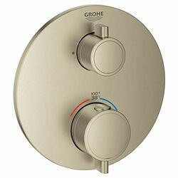 Grohe Grohtherm Round Single Func Thm Trim Grohe Brushed Nickel 24107EN0