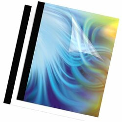 FELLOWES 5257001 BINDING COVERS THERMAL BLACK 1IN 10PK