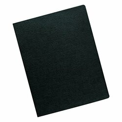 FELLOWES 52115 BINDING COVERS EXPRESSIONS LINEN BLACK OVERSIZE 200PK