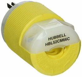 HUBBELL HBL52CM66C PLUG MALE - 15 AMP