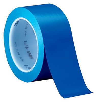 3M 03120 #471 BLUE PLASTIC TAPE 3/4