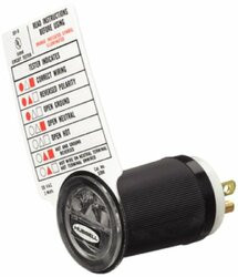 HUBBELL HBL5200 RECEPTACLE CIRCUIT TESTER