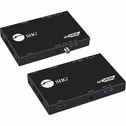 SIIG, INC. CE-H23411-S1 4K HDR HDMI 2.0 & USB 2.0 EXTENDER OVER