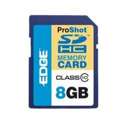 EDGE MEMORY PE225766 8GB SDHC CLASS 10 EDGE PROSHOT MEMORY
