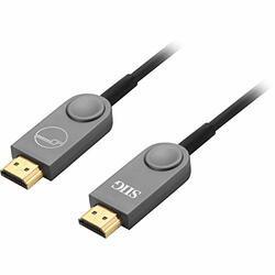 SIIG, INC. CB-H20N11-S1 PREMIUM QUALITY HDMI 2.0 ACTIVE FIBER OPTIC CABLE SUPPORTS HIGH RESOLUTION SIGNA