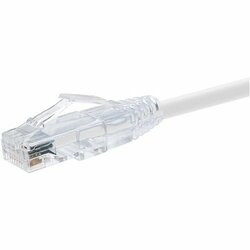 UNIRISE USA, LLC 10241 UNIRISE 6 INCH CAT6 SNAGLESS CLEARFIT PATCH CABLE WHITE - HIGH DENSITY CAT6 ULTR