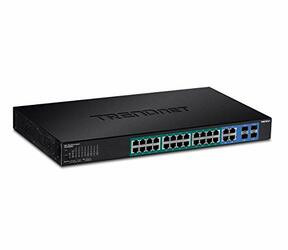 TRENDNET INC TPE-5028WS 28-PORT GIGABIT WEB SMART  POE+ SWITCH (370W),LIMITED LIFETIME WARRANTY