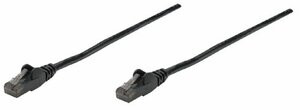 INTELLINET 347389 INTELLINET PATCH CABLE CAT6 BLACK 0.5FT SNAGLESS BOOT