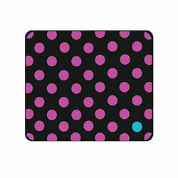 CENTON ELECTRONICS OP-MPV1BM-DOT-02 OTM CLASSIC PRINTS BLACK MOUSE PAD, DOTTY GONE VIOLET