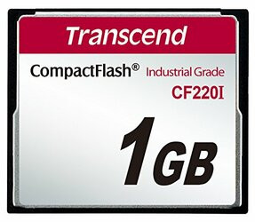 TRANSCEND INFORMATION TS1GCF220I 1GBINDUSTRIALCOMPACTFLASHCARD(UDMA5),WIDETEMPERATURE-40C85C,SLCSAMSUNG21NM