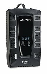 CYBERPOWER SYSTEMS (USA), INC. AVRG900LCD 480W DESKTOP LINE INTERACTIVE LCD AVR 5-15P PLUG 12 OUTLET 15 AMP COMPACT 3YR WA