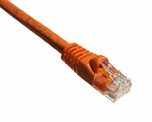 AXIOM C5EMB-O50-AX AXIOM 50FT CAT5E 350MHZ PATCH CABLE MOLDED BOOT (ORANGE)