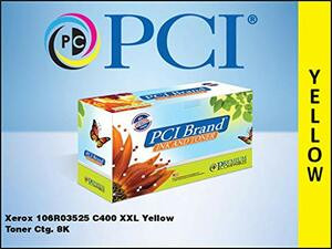 PCI 106R03525-PCI PCI REMANUFACTURED XEROX 106R3525 106R03525 XXL EXTRA-HIGH-YIELD YELLOW TONER CA