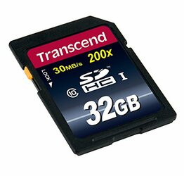 TRANSCEND INFORMATION TS32GSDHC10 TRANSCEND 32GB SDHC CLASS 10