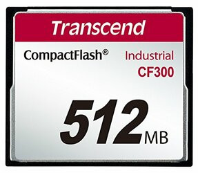 TRANSCEND INFORMATION TS512MCF300 512MB COMPACT FLASH CARD, CF300 CF CARD