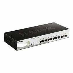 D-LINK SYSTEMS DGS-1210-10P DGS-1210 SERIES SMART MANAGED 10-PORT GIGABIT POE SWITCH INCLUDING 2 GIGABIT SFP