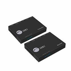 SIIG, INC. CE-H23F11-S1 4K HDMI 1.4 HDBASET EXTENDER OVER SINGLE CAT5E/6 WITH RS-232, IR & POC - 100M