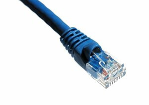 AXIOM C5EMB-B15-AX AXIOM 15FT CAT5E 350MHZ PATCH CABLE MOLDED BOOT (BLUE)