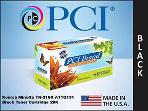 PCI TN216K-PC PCI KONICA MINOLTA TN-216K A11G131 29K BLACK TONER CARTRIDGE FOR KONICA MINOLTA