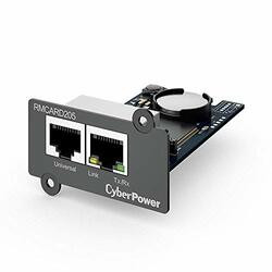 CYBERPOWER SYSTEMS (USA), INC. RMCARD205 HTTP SNMP NMS RJ45 ENVIROMENTAL SENSOR PORT 3YR WTY
