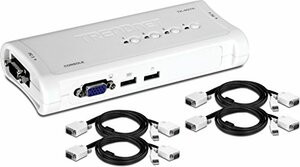 TRENDNET INC TK-407K 4-PORT USB KIT (INCLUDE 4 X KVM CABLES)