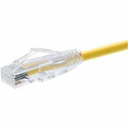 UNIRISE USA, LLC 10138 UNIRISE 25 FOOT CAT6 SNAGLESS CLEARFIT PATCH CABLE YELLOW - HIGH DENSITY CAT6 UL