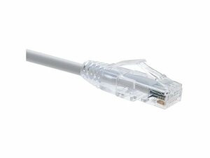 UNIRISE USA, LLC 10040 UNIRISE 15 FOOT CAT6 SNAGLESS CLEARFIT PATCH CABLE GRAY - HIGH DENSITY CAT6 ULTR