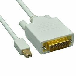 UNIRISE USA, LLC MDPDVI-03F-MM THIS MINI DISPLAYPORT MALE TO DVI-D DUAL LINK MALE CABLE ALLOWS YOU TO CONNECT A