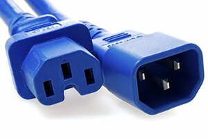 UNIRISE USA, LLC PWCD-C14C15-15A-06F-BLU 6FT POWER CORD C14-C15 15AMP BLUE