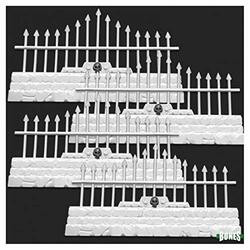 Reaper Miniatures REM77532 Bones: Graveyard Long Fences (4)