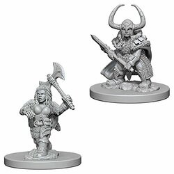WizKids WZK72645 D&D: NMU: Dwarf Female Barbarian W4