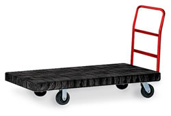 Rubbermaid 113182 & #174 Plastic Deck Platform Truck 48 x 24 1000 Lb. Capacity