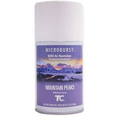 Rubbermaid 111304 Rm Microburst 9000 Air Neutralizer Mountain Peak 4012461 4/C