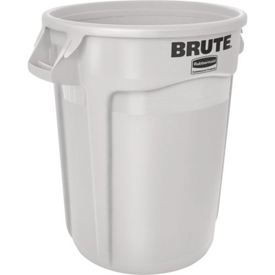 Rubbermaid 113270 Brute & #174 2620 Trash Container 20 Gallon - White