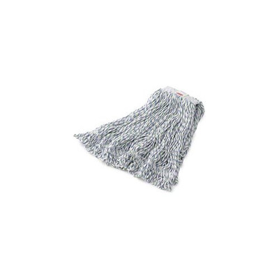 Rubbermaid 121431 Web Foot Blend Finish Mop - White, Medium Mop Size, 1 Inch Headband -- 6 Per Case.