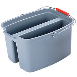 Rubbermaid 113218 Rm 2628 Double Pail 19Qt Gray 6/Cs
